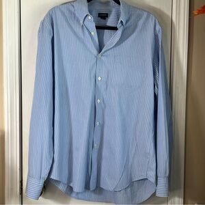 J. Crew Blue Dress Shirt Classic Style